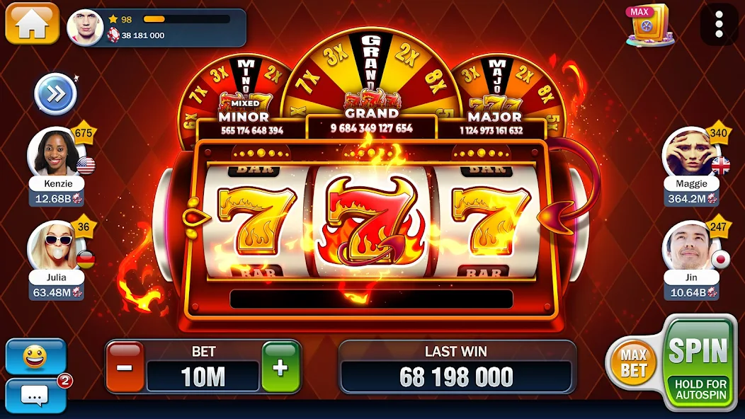 Imagem de mesa de blackjack em um cassino ao vivo com cartas e fichas